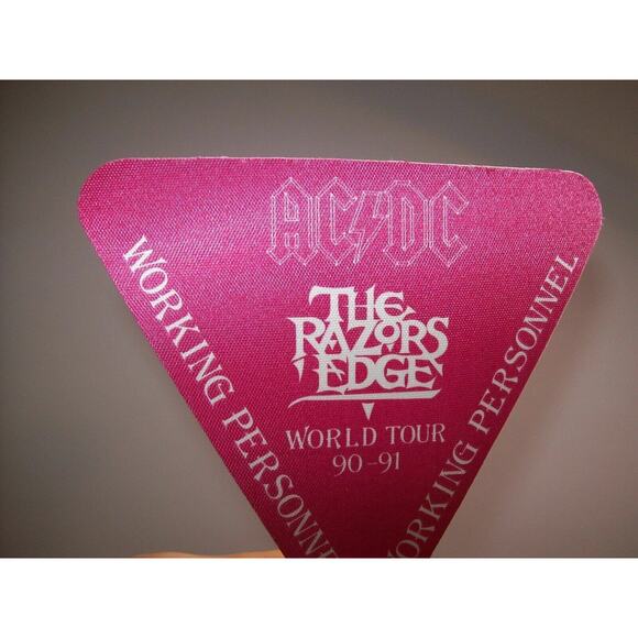 AC/DC Backstage Pass Razors Edge Tour Original 1991 Nice Gift For Hard Rock Fans - Picture 3 of 3